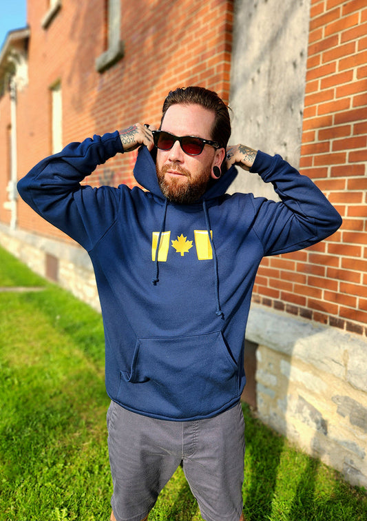 In collaboration with Beer Canada, Hop Bomb Apparel Co is proud to offer the first official Canadian Beer Day apparel collection! To continue with the Canadian theme, we're printing exclusively on Canadian made hoodies by Jerico.