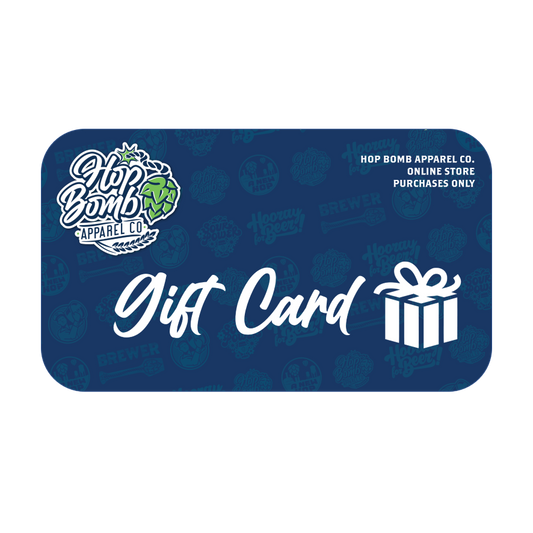 Digital gift card for beer lovers featuring craft beer apparel, funny beer socks, hats, and accessories.