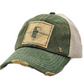 Vintage Distressed Trucker Cap - "Pairs Well with Nature" These distressed beer hats are incredibly comfortable. Most trucker caps are rigid, but these vintage unstructured caps are made of a cotton/polyester blend with a soft mesh back that makes them fit more like a "Dad Hat." Now in Canada.