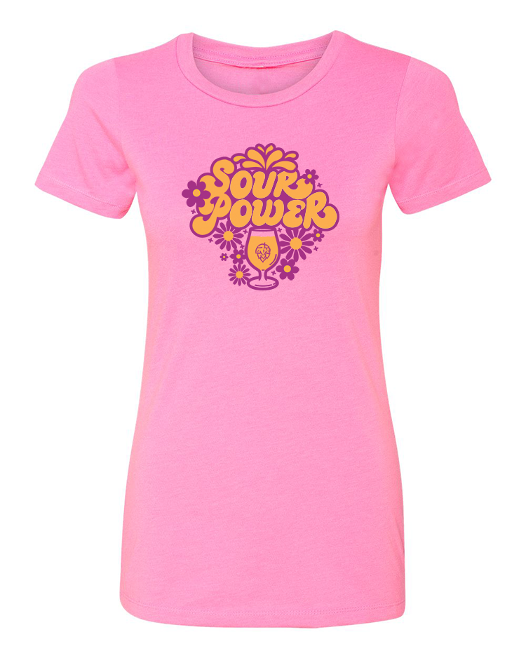 Let's create the "Summer of Sours". Wear this shirt and spread the words of Sour Power as a means to promote its mouth puckering power. The higher quality of this women's beer t-shirt ensures that it is soft and long lasting. All beer shirts are hand printed in Canada, in small batches to ensure the highest quality.