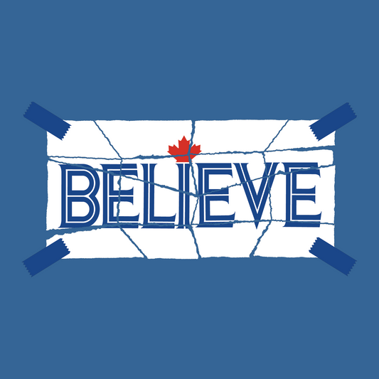Believe Toronto Blue Jays beer shirt inspired by Ted Lasso