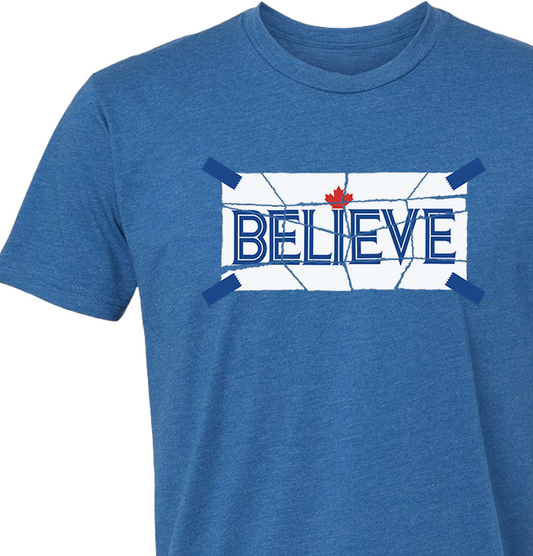 Believe Toronto Blue Jays beer shirt inspired by Ted Lasso