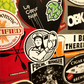 Bootlegger waterproof vinyl beer sticker on a kegerator, perfect for homebrewers and craft beer fans