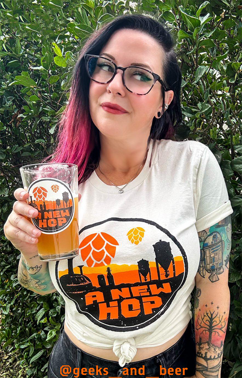 A New Hop - Star Wars themed beer shirt for 