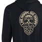 Cozy Live Hoppy Die Hoppy beer hoodie for motorcycle and craft beer fans