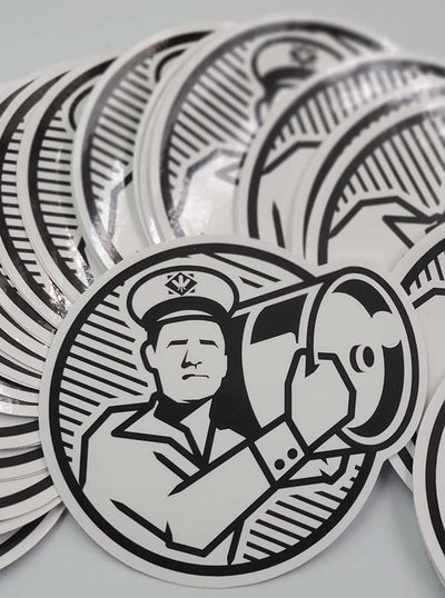 Add a little life to your beer fridge or kegerator with this Beer Runner sticker. This design is a throwback to the prohibition era when bootleggers and speakeasies were a must have….but you had to know a guy. All custom die cut beer stickers are made in Canada of premium waterproof vinyl.