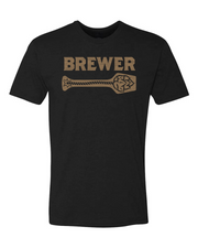 Whether you are a commercial brewer or a homebrew hobbyist, this will be your new favourite brew day shirt. You may have to explain what a mash paddle is or a hop bomb, but these shirts are designed to create conversations. All beer t-shirts are hand printed in Canada, in small batches to ensure the highest quality.