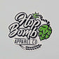 Hop Bomb Apparel Co. was created to complement you and your love of craft beer culture. Help spread the word by displaying this 3" beer sticker anywhere you enjoy drinking your craft beer. To those who display this logo - You're Da Bomb! All custom die cut beer stickers are made in Canada of premium waterproof vinyl.