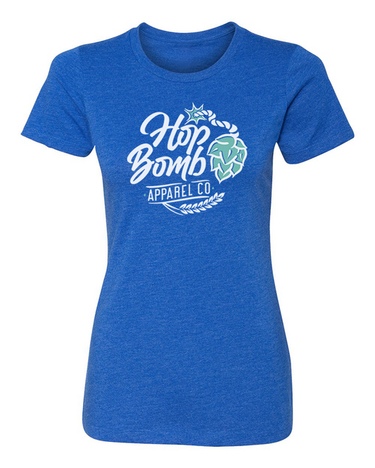 Hop Bomb Apparel Co. was created to complement you and your love of the craft beer culture.  As a THANK YOU for wearing our brand on your chest, this women's beer t-shirt has been permanently discounted.  All t-shirts are hand printed in Canada, in small batches to ensure the highest quality.