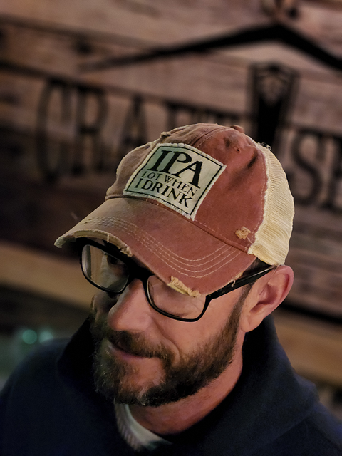 Vintage Distressed Trucker Cap - "IPA Lot When I Drink" These distressed beer hats are incredibly comfortable. Most trucker caps are rigid, but these vintage unstructured caps are made of a cotton/polyester blend with a soft mesh back that makes them fit more like a "Dad Hat." Now in Canada